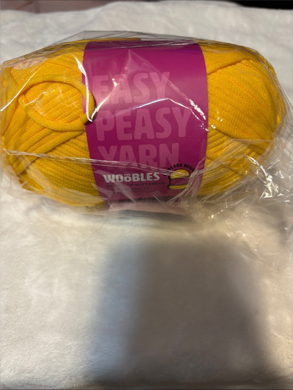 The Woobles Easy Peasy Yarn - What’s Up Buttercup